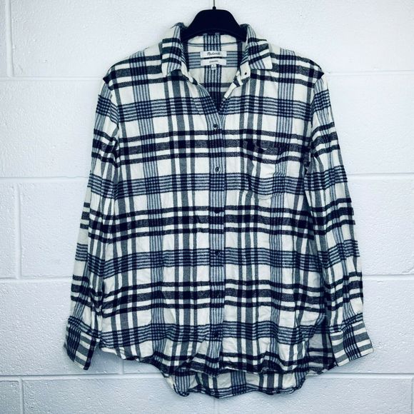 Madewell Tops - Madewell Small Oversized Flannel Button Up